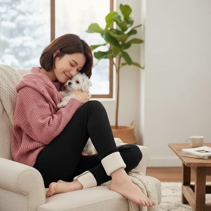 IroIro™暖かラムウール｜極暖裏起毛スリムパンツ